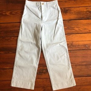NWT Madewell Emmett Wide Leg Crop Flare Pants